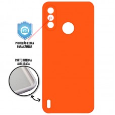Capa Motorola Moto E7 Power - Cover Protector Laranja